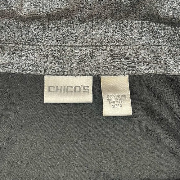 Dark Silver Metallic Jacket | Chico's - Picture 6 of 7